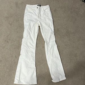 White Cream Corduroy Pants